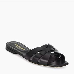Saint Laurent Nero Tribute Sandals